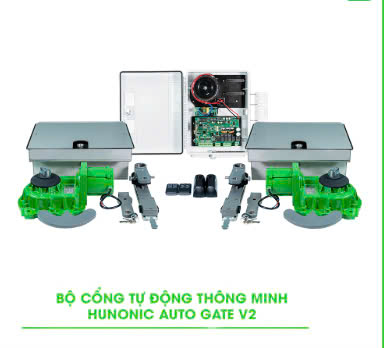 Cổng Tự Động Hunonic Auto Gate V2 (Bộ 2 motor)