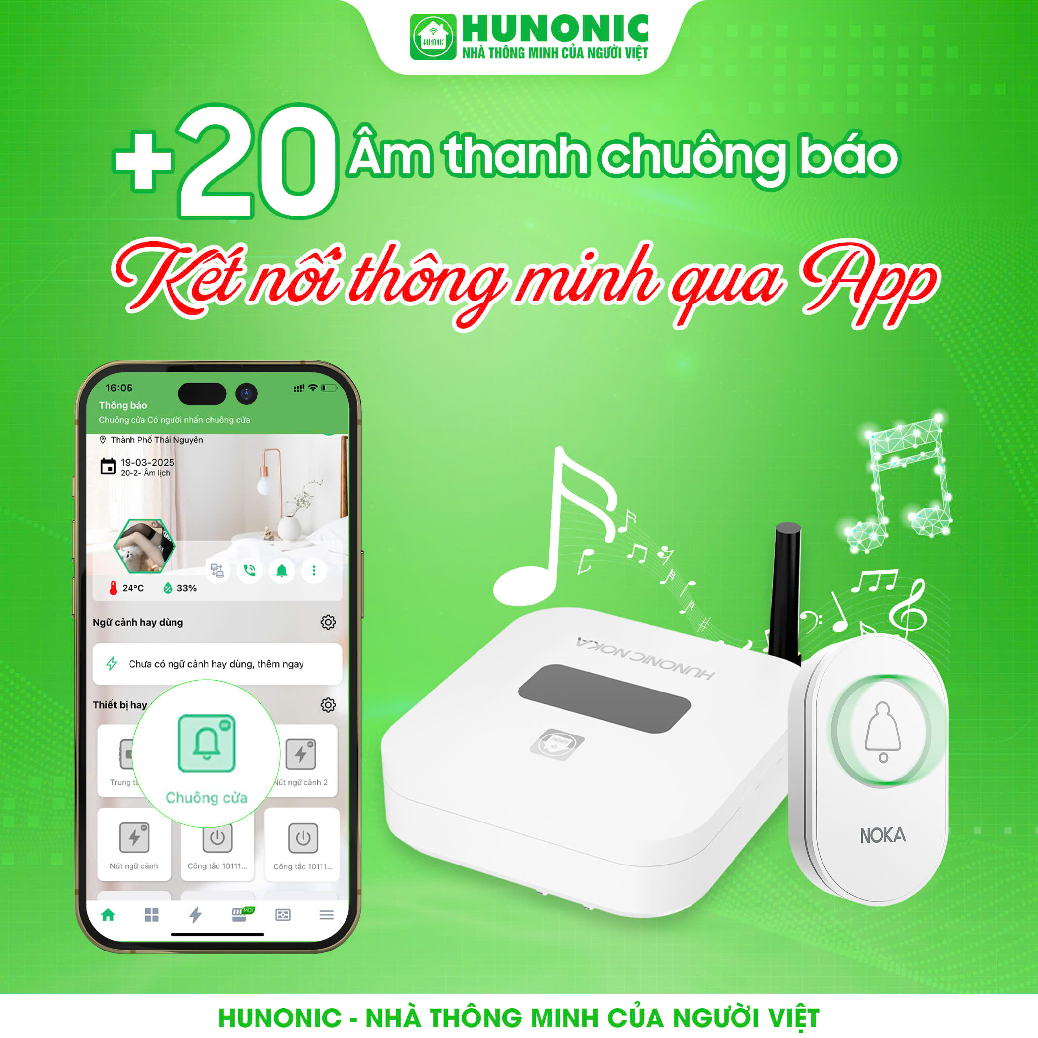Chuông Cửa Thông Minh HUNONIC NOKA 2 z6509712323198 deb126039b5c15f61c69fb56aeb161df