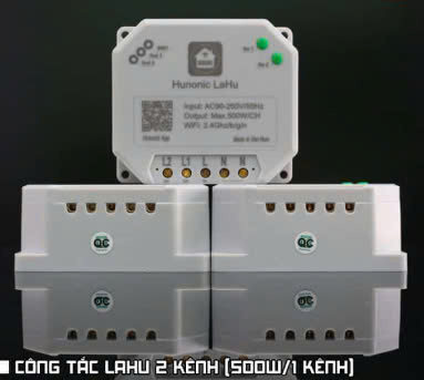 Công tắc thông minh Hunonic Lahu 2 kênh điều khiển từ xa 3 z6599489012188 e44fdb0401fac06a1ed02671941c9143