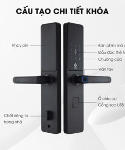Khóa cửa thông minh Kitos KT-E3 Pro Đen 7 z6600370399286 d5b63a102f5177d676df56e208971703