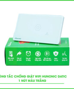 Công Tắc Chống Giật Wifi Hunonic Datic Màu Trắng
